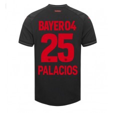 Bayer Leverkusen Exequiel Palacios #25 Hemmatröja 2023-24 Korta ärmar